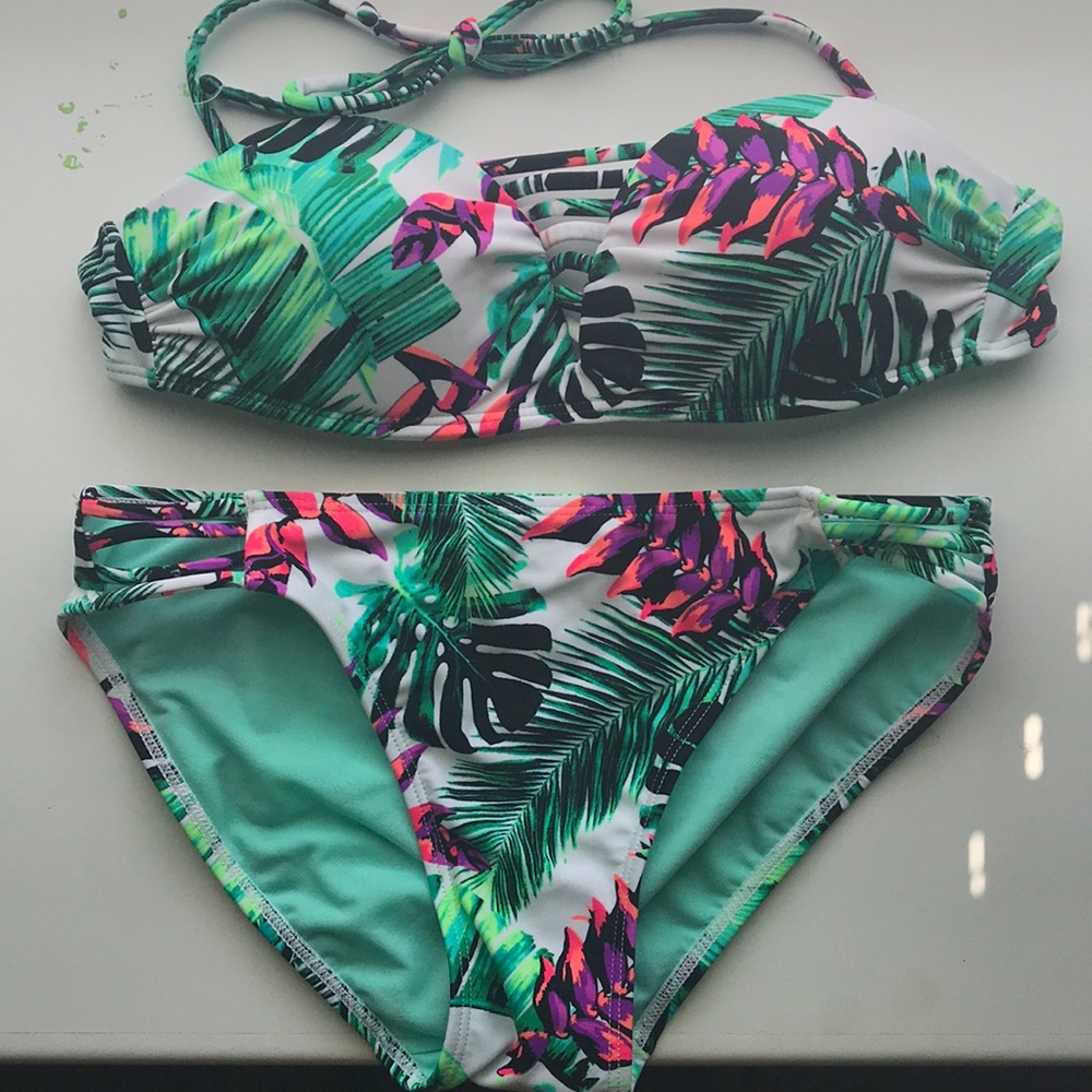 Tropical Two Piece Bikini